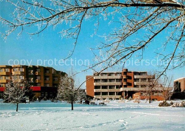 Bad Schwartau Sanatorium Haus am Kurpark im Winter