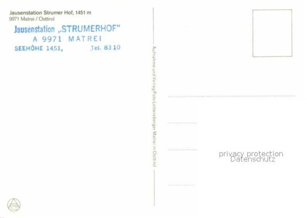 Matrei Osttirol Jausenstation Strumer Hof – Bild 2
