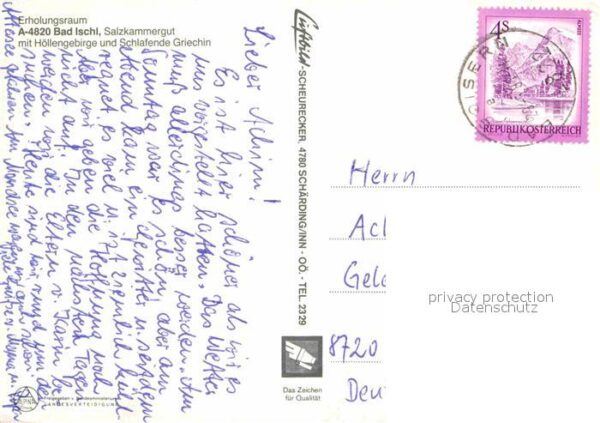 Bad Ischl Salzkammergut Fliegeraufnahme mit Höllengebirge und S – Bild 2