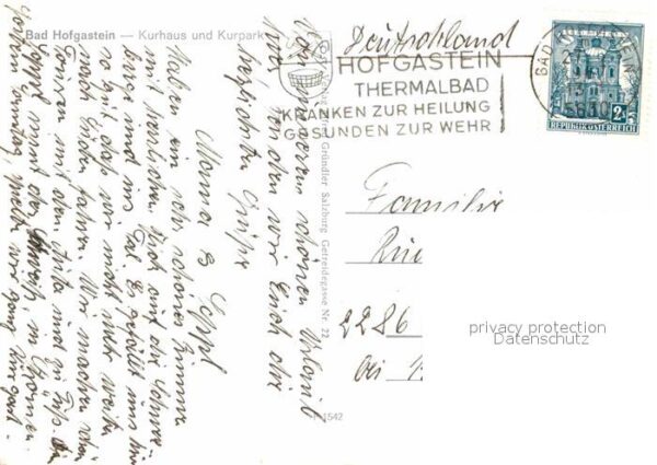 Bad Hofgastein Kurhaus und Kurpark – Bild 2