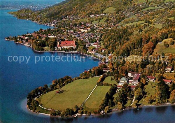 Tegernsee Fliegeraufnahme Klinik Tegernsee der LV