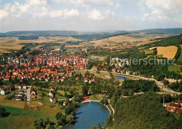 Bad Gandersheim Fliegeraufnahme mit See