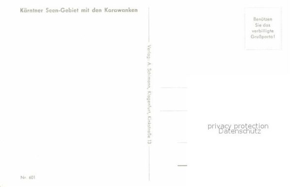 Woerthersee Panoramakarte Kärntner Seen mit Karawan – Bild 2