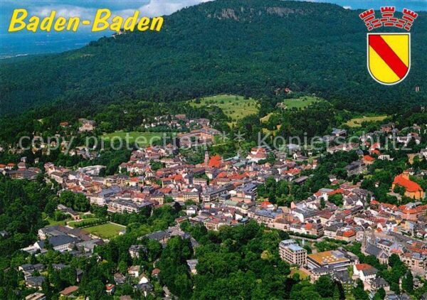 Baden-Baden Fliegeraufnahme mit Kuranlagen