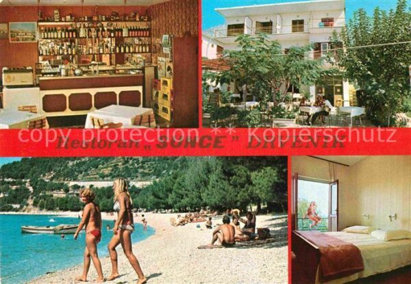Split Spalato Restaurant Sunce Drvenik Strand