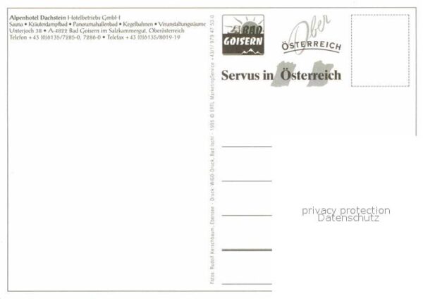 Bad Goisern Salzkammergut Alpenhotel Dachstein Restaurant – Bild 2