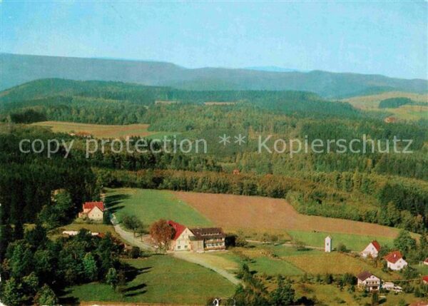 Tromm Odenwald Fliegeraufnahme Gasthaus Pension Zur sc