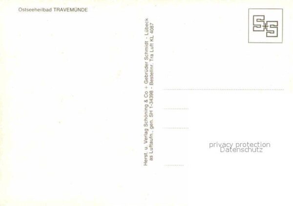 Travemuende Ostseebad Fliegeraufnahme Hafen – Bild 2