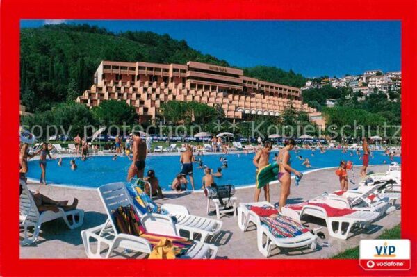 Rabac Kroatien Maslinica Hotel Mimosa Pool