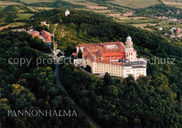 Pannonhalma Archabbey Fliegeraufnahme Erzabtei