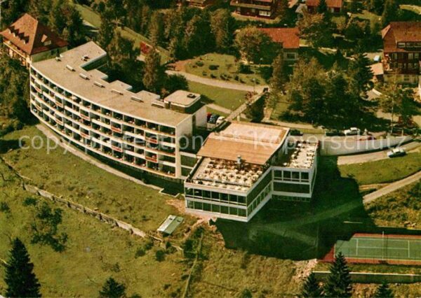 Wildbad Schwarzwald Fliegeraufnahme Sommerberghotel Wildbad