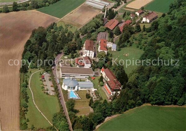 Biberach Riss Fliegeraufnahme Jordanbad Kneippsanator