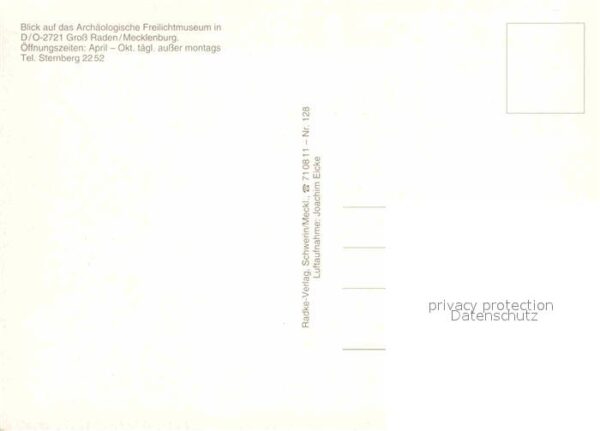 Gross Raden Fliegeraufnahme Achäologisches Freilich – Bild 2