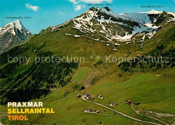 Gries Sellrain Alpengasthof Praxmar Fliegeraufnahme