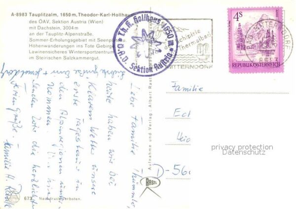 Tauplitzalm Theodor Karl Hollhaus – Bild 2