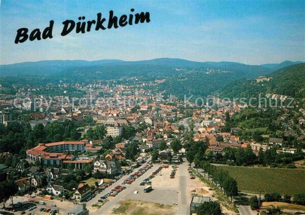Bad Duerkheim Fliegeraufnahme Kurpark Gradierwerk Spi
