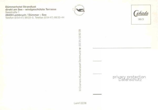Lembruch Dümmer-See Dümmerhotel Strandlust am Se – Bild 2