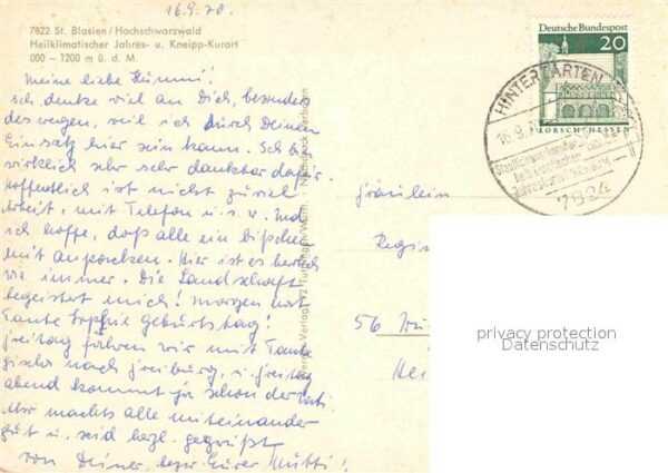 St Blasien Fliegeraufnahme – Bild 2