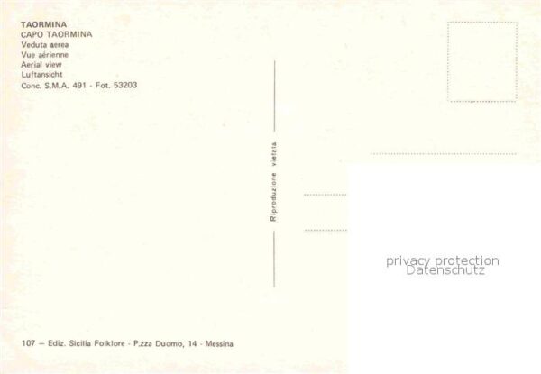 Taormina Sizilien Fliegeraufnahme Capo Taormina Hotel – Bild 2