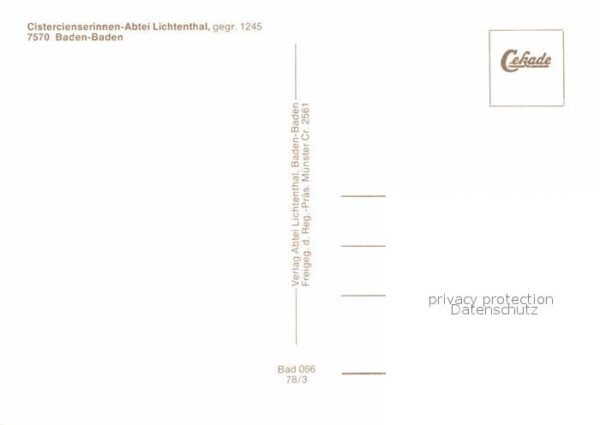 Baden-Baden Fliegeraufnahme Cistercienserinnen-Abte – Bild 2