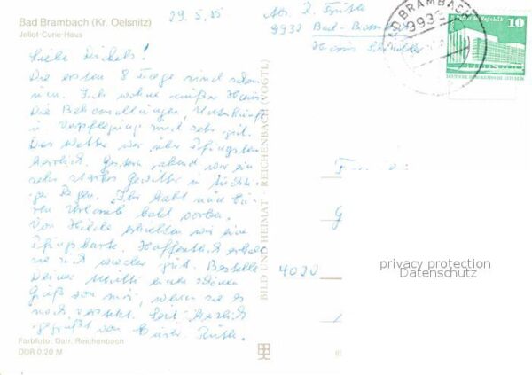 Bad Brambach Joliot Curie Haus – Bild 2