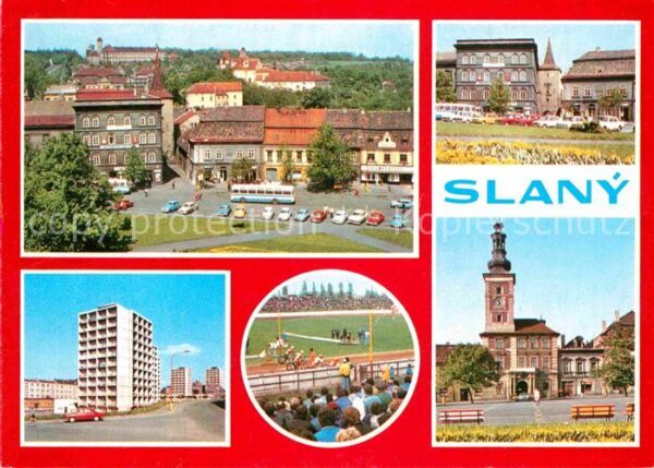 Slany Ortspartien Motorradrennen