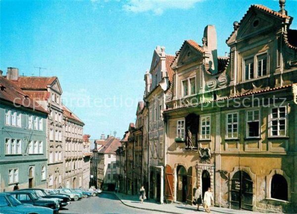 Praha Prahy Prague Neruda Gasse