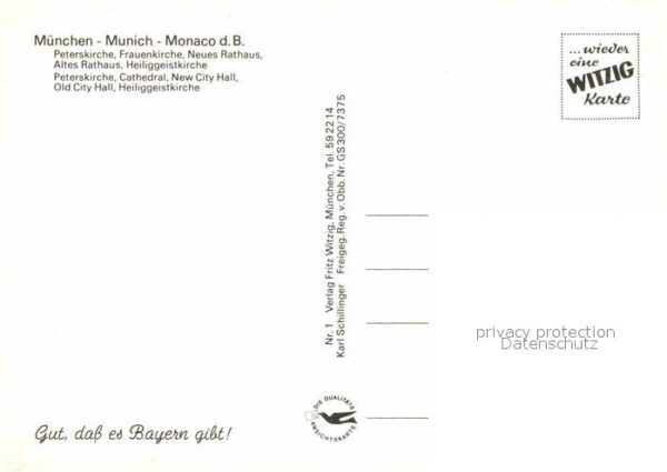 Muenchen Fliegeraufnahme Peterskirche Frauenkirc – Bild 2