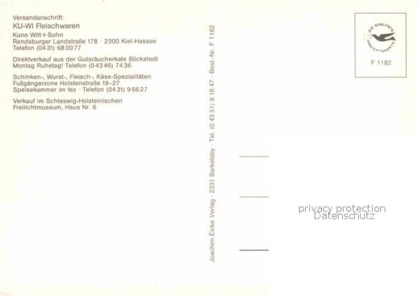 Blickstedt Dorsteiner Gutsräucherkarte Katenrauchs – Bild 2