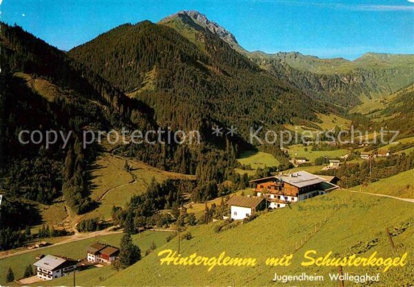 Hinterglemm Saalbach Mit Schusterkogel Jugendheim Wallegghof