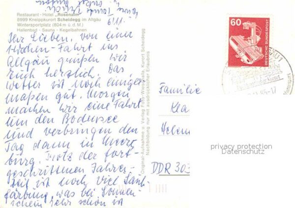 Scheidegg Allgaeu Restaurant Hotel Rosenalm – Bild 2