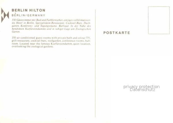 Berlin Hilton Hotel – Bild 2
