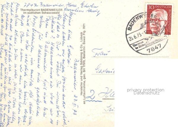 Badenweiler Fliegeraufnahme mit Burgruine – Bild 2