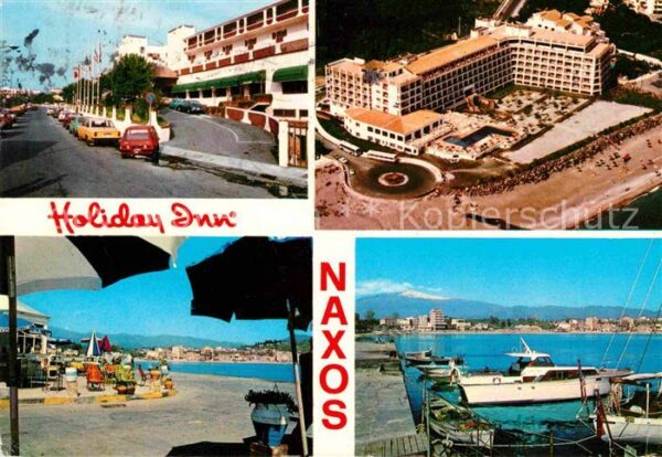 Naxos Holiday Inn Fliegeraufnahme Hafen
