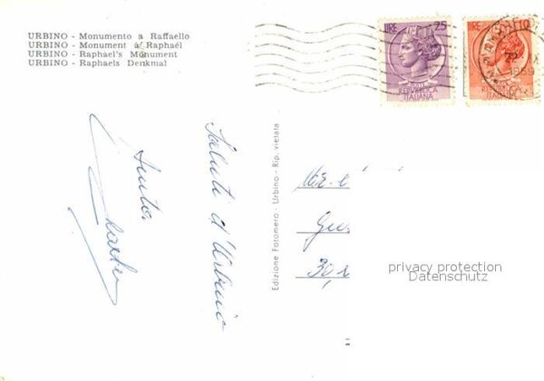 Urbino Raphaels Denkmal – Bild 2
