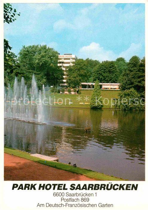 Saarbruecken Park Hotel Saarbrücken mit Teich