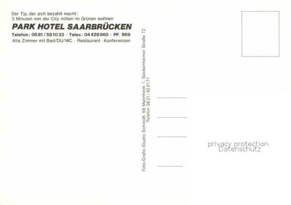 Saarbruecken Park Hotel Saarbrücken mit Teich – Bild 2