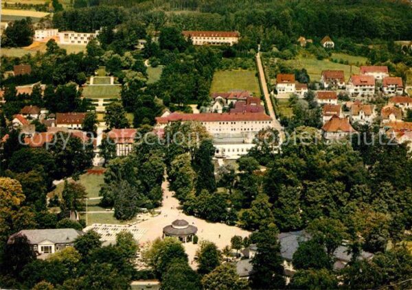 Bad Meinberg Fliegeraufnahme Moor- und Kohlensäure-H