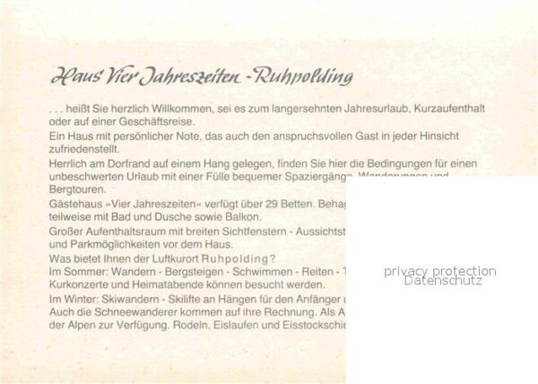 Ruhpolding Huas Vier Jahreszeiten – Bild 2