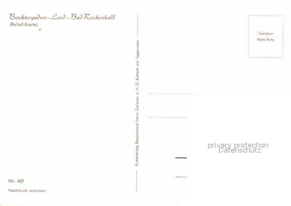 Berchtesgaden Bad-Reichenhall Reliefkarte – Bild 2