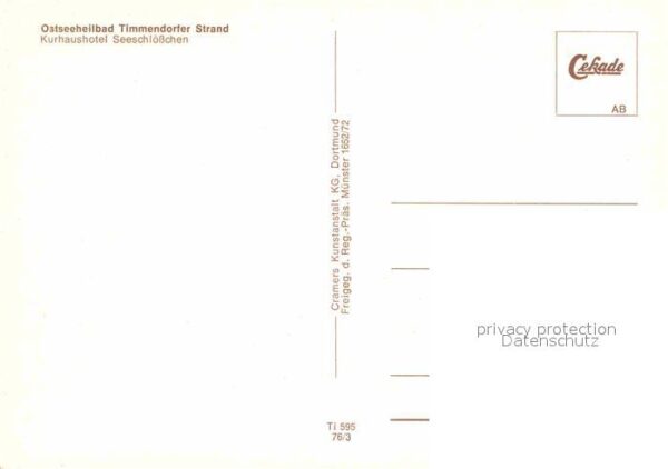Timmendorfer Strand Fliegeraufnahme Kurhaushotel Seeschlößc – Bild 2
