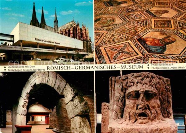 Koeln Rhein Römisch-Germanisches Museum Dom Philoso