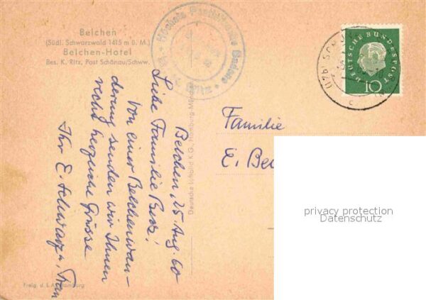Belchen Baden Fliegeraufnahme Belchen Hotel – Bild 2