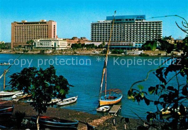 Cairo Egypt Hotel Nile Hilton and Socialist Party B