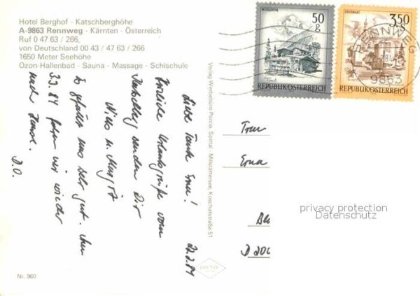 Rennweg Katschberg Hotel Berghof Katschberghöhe – Bild 2