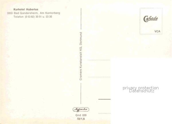 Bad Gandersheim Kurhotel Hubertus – Bild 2