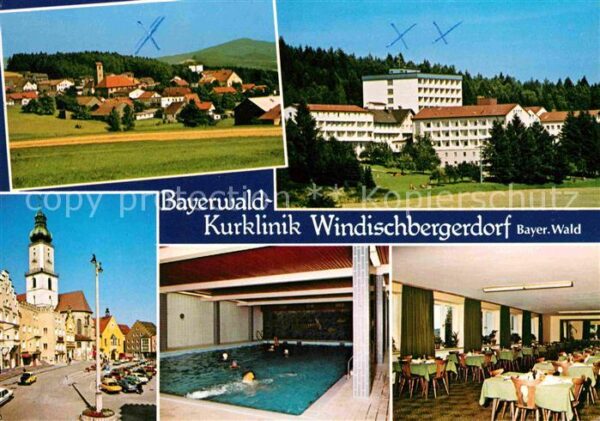 Windischbergerdorf Bayerwald Kurklinik Hallenbad Ortsansic