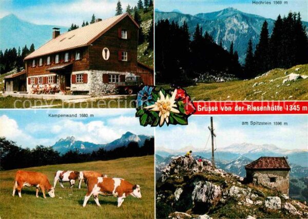 Riesenhuette Berghaus am Hochries Wandergebiet Gipfe
