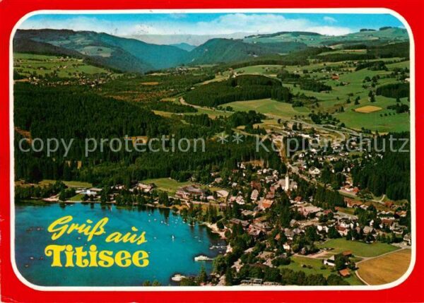 Titisee Schwarzwald Fliegeraufnahme