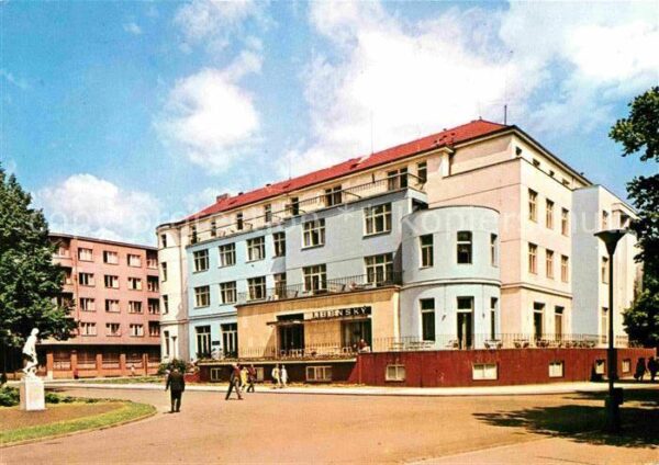 Lazne Podebrady Lecebny Fucik a Libensky Kuranstalten
